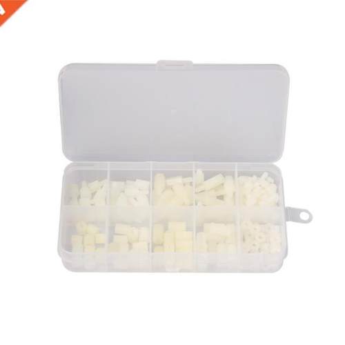 180Pcs M3 Female&Male Hex Nylon Standoff Spacer Column
