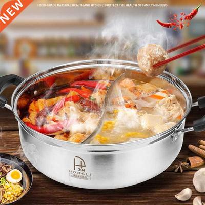 28cm Stainless Steel Pot hotpot Induction Cooker Gas Stove C