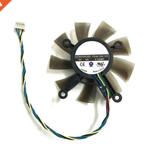 75MM FD8015U12S DC12V 0.5AMP 4PIN Cooler Fan For ASUS GTX 56