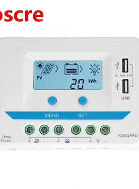 10A/20A/30A Solar Charge Controller 12V/24V Auto PWM Regulat