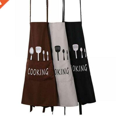 Adjustable Print Cooking Pattern Apron Chef Waiter Kitchen C