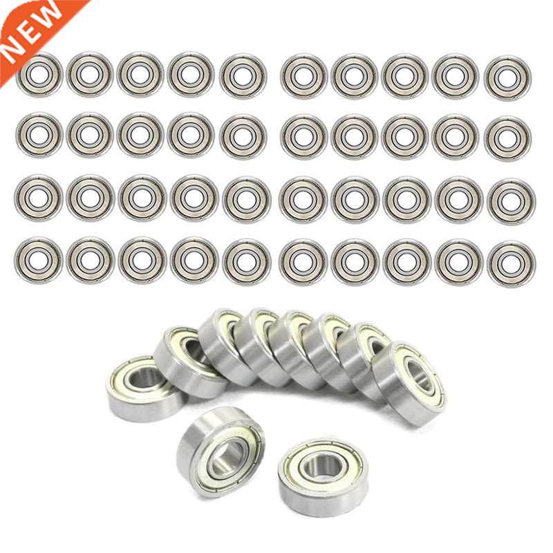 50 Pcs 6000Z Sealed Deep Groove Radial Ball Bearings with 60