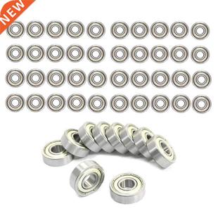 50 Pcs 6000Z Sealed Deep Groove Radial Ball Bearings with 60