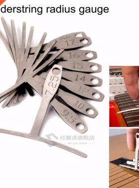 9Pcs Guitar nder string radius gauge Stainless Steel Guitar