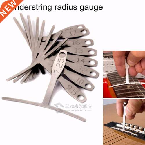 9Pcs Guitar nder string radius gauge Stainless Steel Guitar
