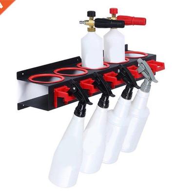 Spray Bottle Storage Rack Abrasive Material Hanging Rail Car