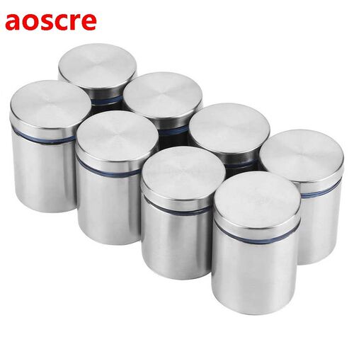 8Pcs Fixing Advertisement Standoff Pin Fastener Billboard Ho