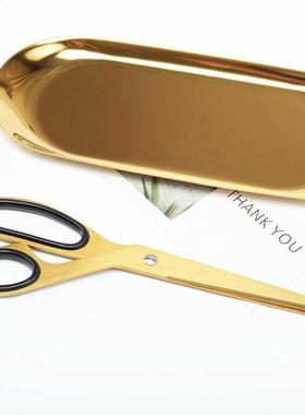 Nordic Asymmetric Scissors Stainless Steel Simple Design Gol