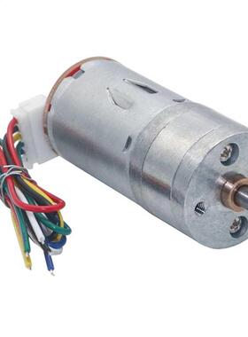 Motor 6V 210RPM Encoder Motor GM25-370 DC Gear Motor 1:34 12