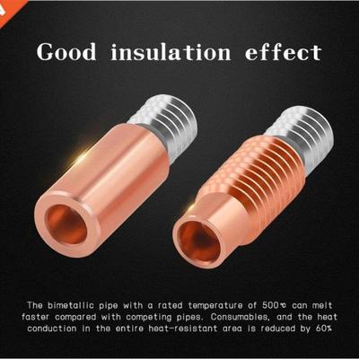 1 Pc for 3D Printer E3D V6 Hotend Heat Block Bimetal Titaniu