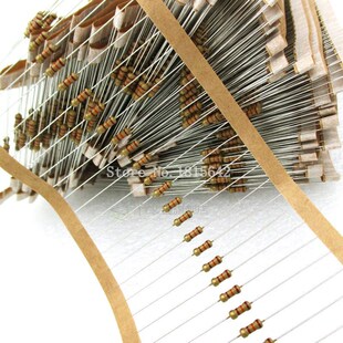 200PCS 1/4W Carbon Film Resistors 5% 1R-10M 10R 47R 100R 220