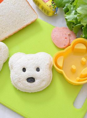 Kitchen Breakfast Bear Sandwich Mold Bread Biscuit Embosser