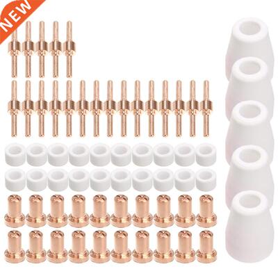 65Pcs Plasma Cutter Tip Electrodes  Nozzles Kit Consumable