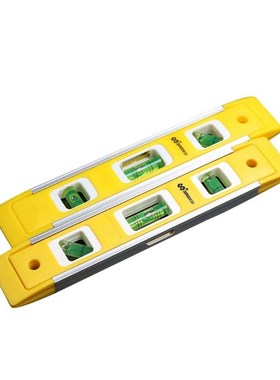 2 Pcs Level, Leveling Tool With Magnetic Shock Resistant, Al