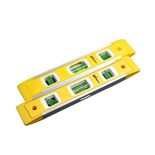 2 Pcs Level, Leveling Tool With Magnetic Shock Resistant, Al
