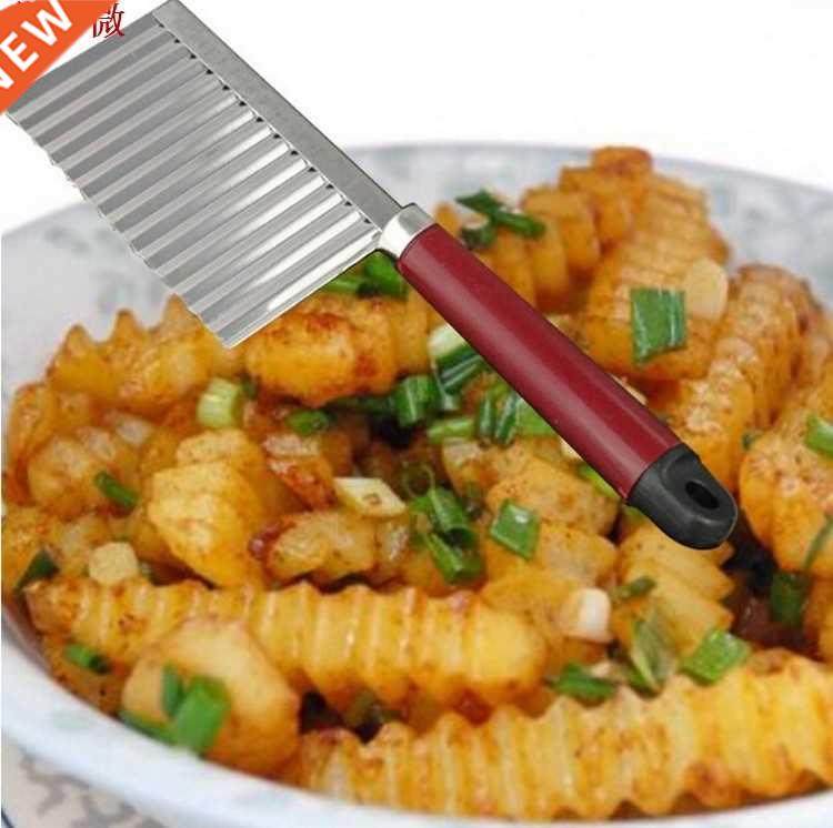 Potato Wavy Edged Knife ainless eel Kitchen Gadget Veget