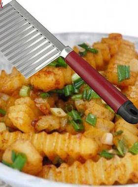 Potato Wavy Edged Knife ainless eel Kitchen Gadget Veget