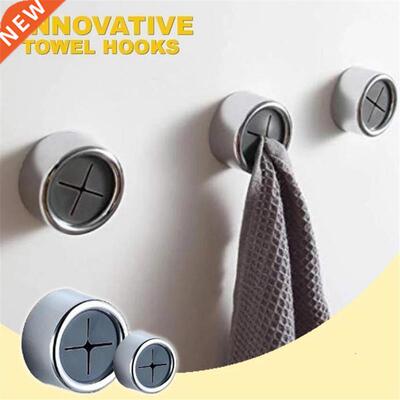 Wall Mounted Self hesive Cloth Tea Towel Rack Holder Multi