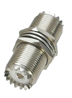 10Pcs Connector UHF SO239 Female Jack Bulkhead to UHF SO239