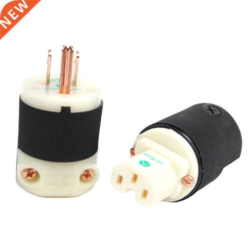 Hubbell HBL8215G Pure Copper HiFi Audio Adapter AC Power Plu