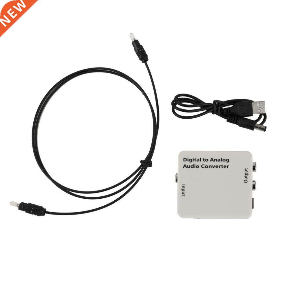 Opticl Toslink Cox to nlog R/L/RC udio Signl Converte