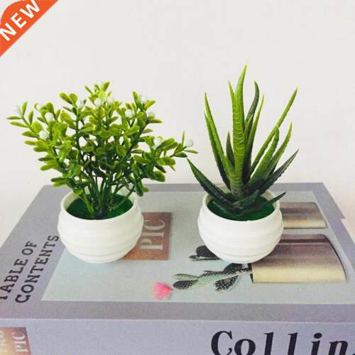 Artificial Plants Aloe Bonsai Simulation Green Small Tree Pl
