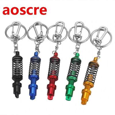 Car Tuning Parts Key Chain Aluminum Alloy Auto Piston Keycha