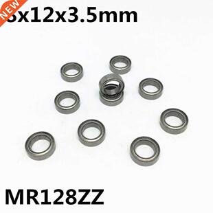 10Pcs MR128ZZ L-1280ZZ 8x12x3.5 mm Deep groove ball bearing