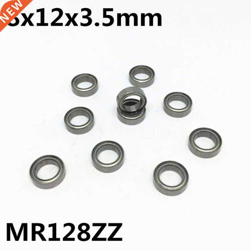 10Pcs MR128ZZ L-1280ZZ 8x12x3.5 mm Deep groove ball bearing
