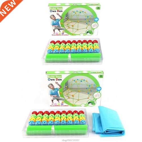 Kids Construction 适用于t Building Castles Tunnels Tents Kit