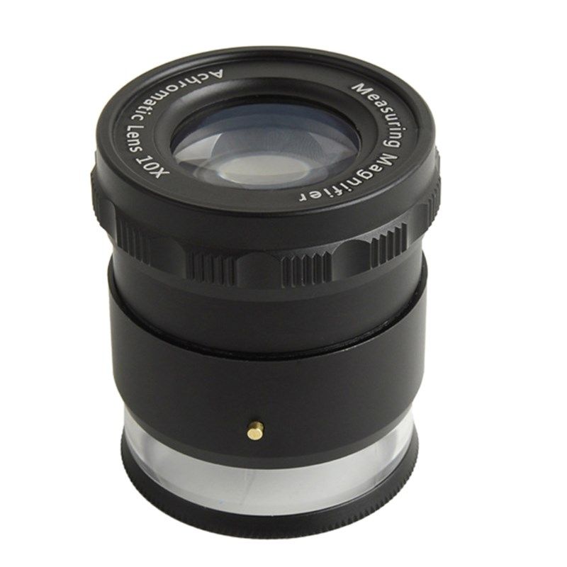 10X Loupe Magnifier Multi-Functional Portable Mini LED Scal