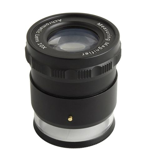 10X Loupe Magnifier Multi-Functional Portable Mini LED Scal