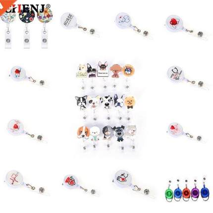 1pc Doctors Nurse Office Retractable Pull Badge ID Lanyard N