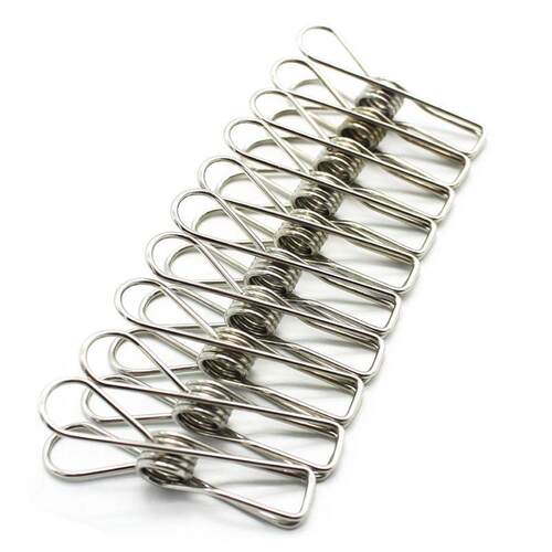 50-Pack Clothes Pins,Durable Multi-purpose Utility Stainless