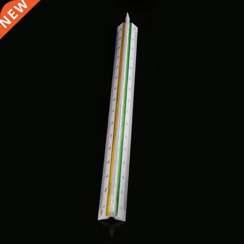 30cm Plastic Triangular Scale Ruler Architect Engineer Draf