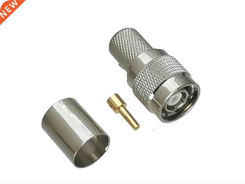 1Pcs Connector RP-TNC Male Jack Crimp RG8 LMR400 RG213 Cable