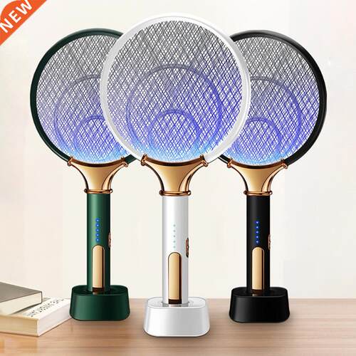 USB Rechargeable 2 in 1 LED Home Electric Mosquito Swatter 3