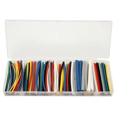 176pcs 2:1 Polyolefin Halogen-Free Heat Shrink Tube Sleeving
