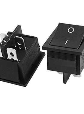 2pcs AC 16A/250V 20A/125V 4 Pin ON-OFF 2 Position DPST Snap