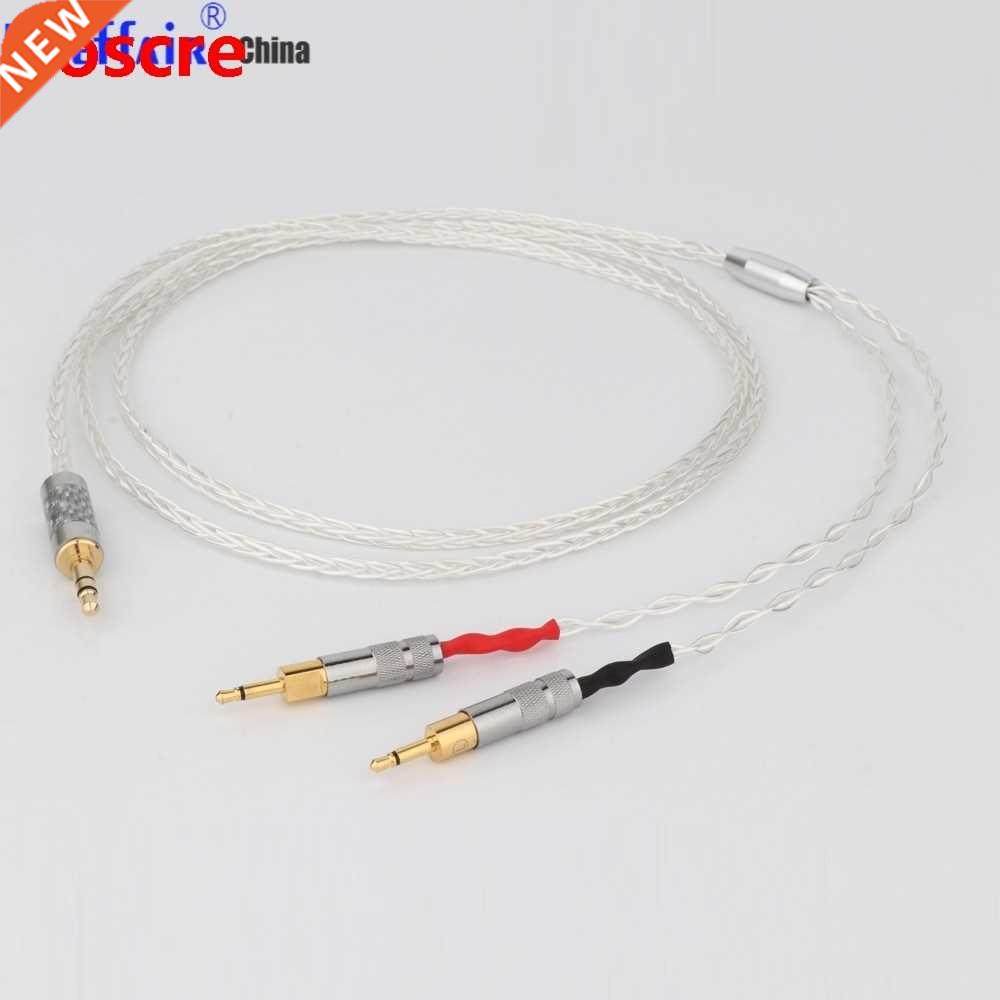 Preffair 1PC 2.5mm 4.4mm XLR 3.5mm 8 Core Silver Plated OCC