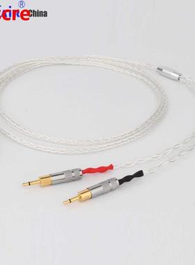 Preffair 1PC 2.5mm 4.4mm XLR 3.5mm 8 Core Silver Plated OCC