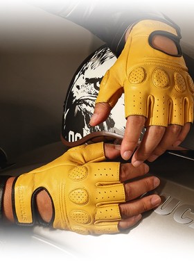 Sheepskin Motorcycle gloves waterproof breathable scooter