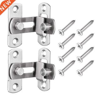 2 Pcs 90 Degree Right Angle Door Latch Hasp Bending Latch Bu