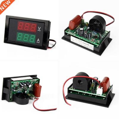 Brand LED Voltmeter Ammeter DC 80-00V Panel Amp Volt Gauge