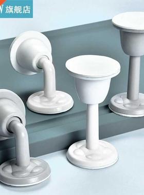 Hole Free Silicone Door Stopper Wall Suction Silent Antirust