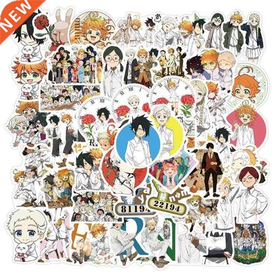 50pcs/pack Japanese Anime The Promised Neverland Stickers f