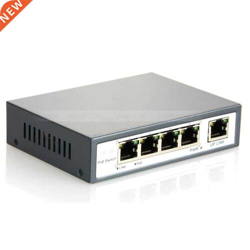 End-Span 1,2+/3,6- IEEE802.3af 5 Ports 4 PoE Switch 65W 10/1