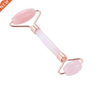 Massage rouleau naturel Rose grattoir visage Jade pla Quartz