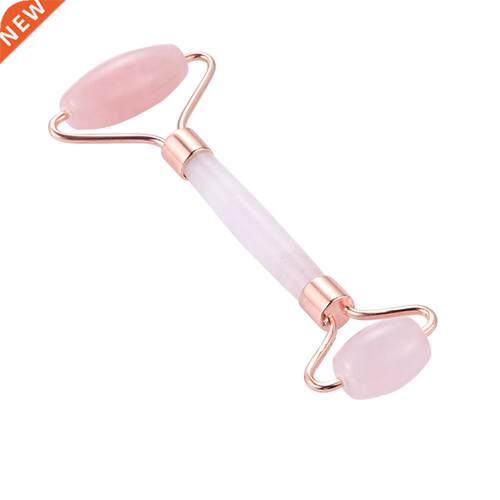 Rose Quartz visage Massage rouleau naturel Jade grattoir pla