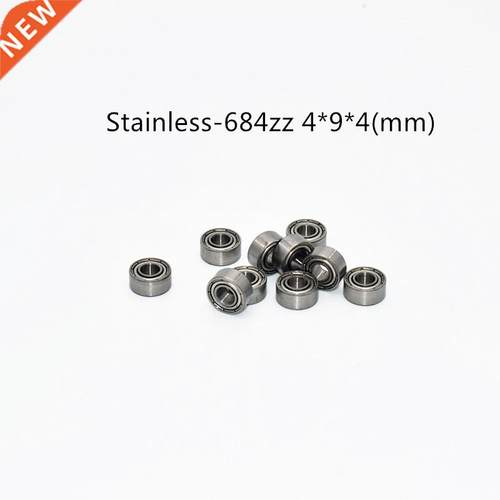 Stainless steel bearing 10PCS S684ZZ 4*9*4(mm) free shipping